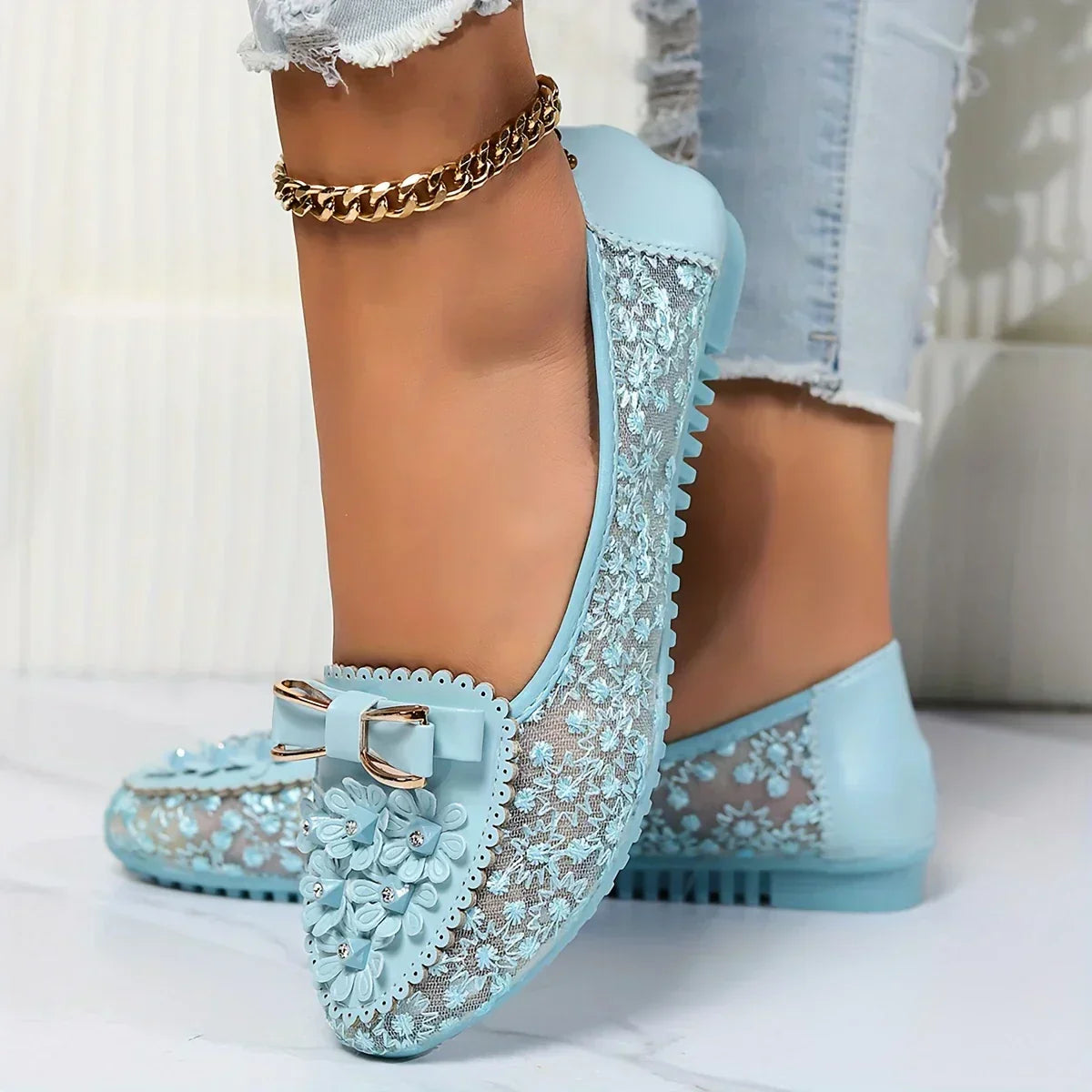 Brielle - Stilvolle Orthopädische Sandale Mit Schnüren